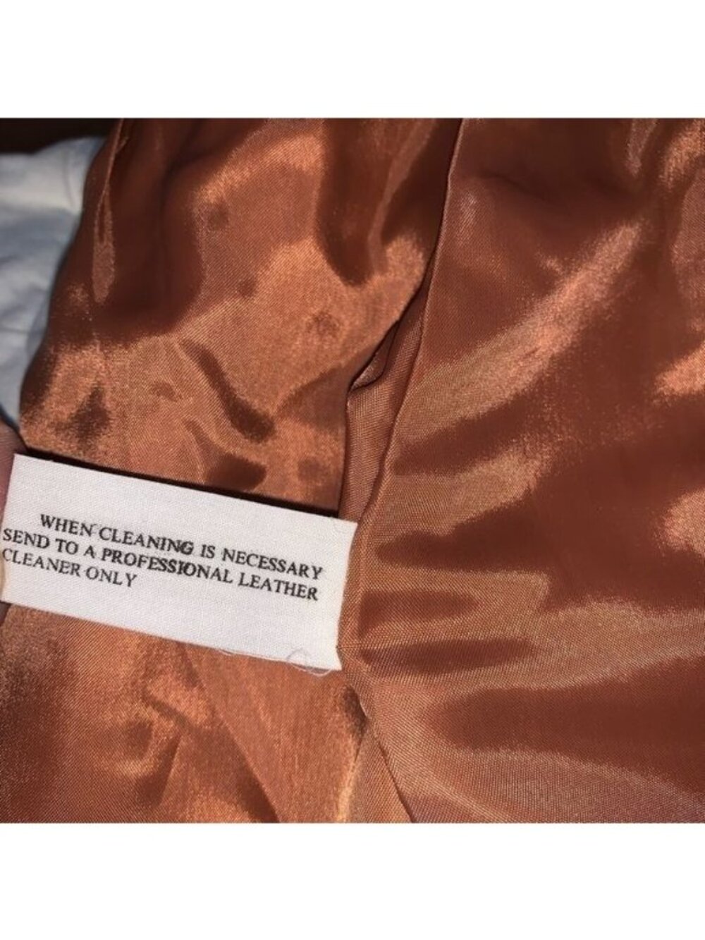 Brandon Thomas Womens Camel Leather Midi Skirt Size 12 - Picture 5 of 10
